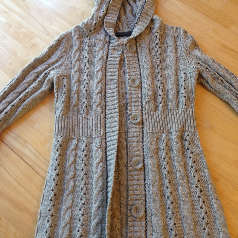 Kids Grey Cotton Feel Sweater